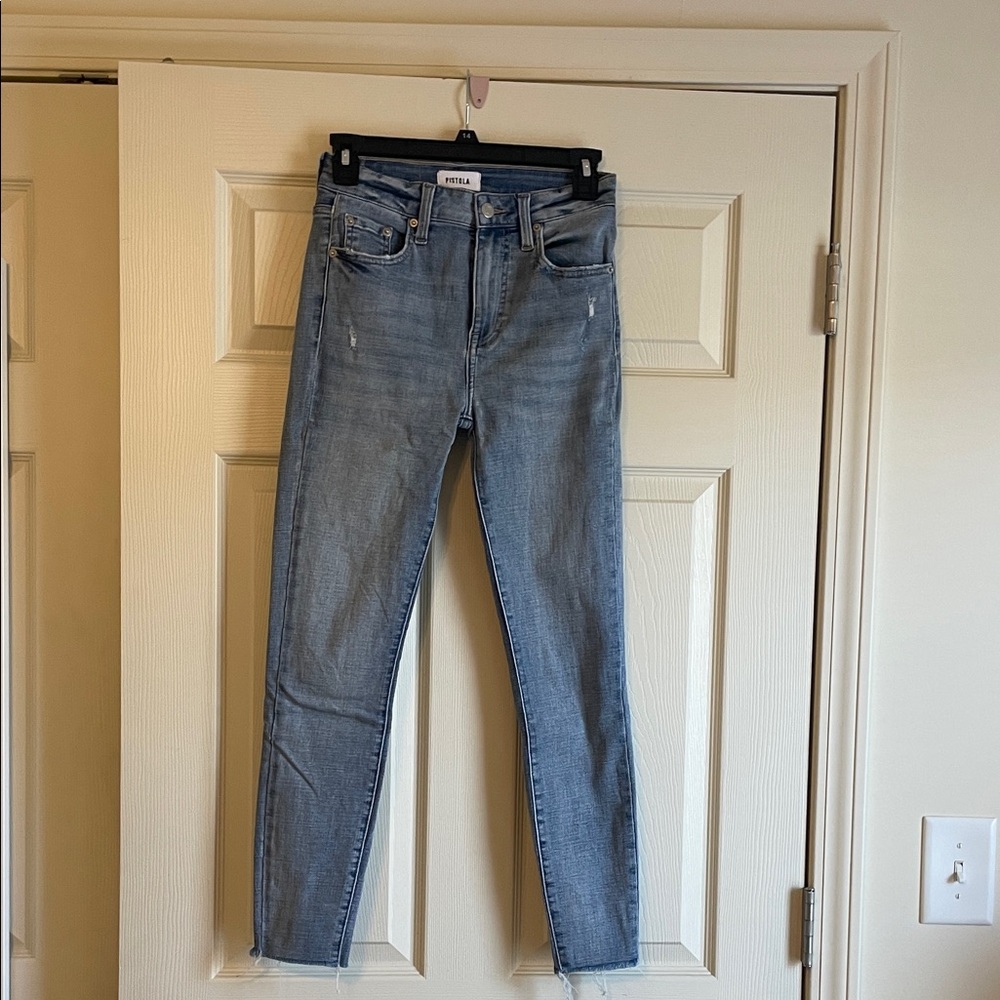 Pistola Women's Skinny Jeans in Light Blue